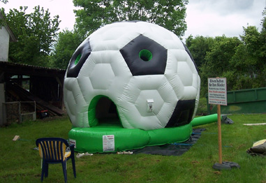 Fußball Hüpfburg