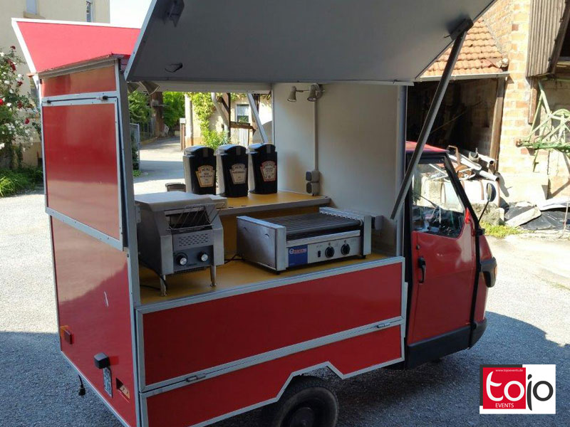 Foodtruck Piaggio Ape