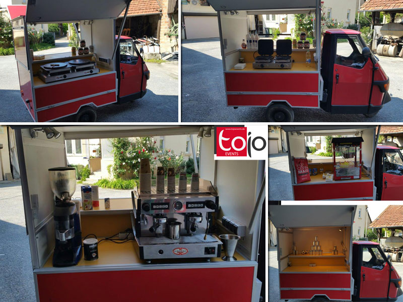 Foodtruck Piaggio Ape