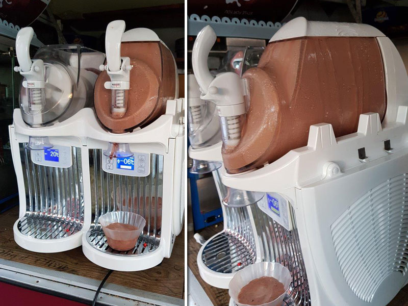 Softeismaschine/Frozen Yoghurt-Maschine klein, Tischmodell