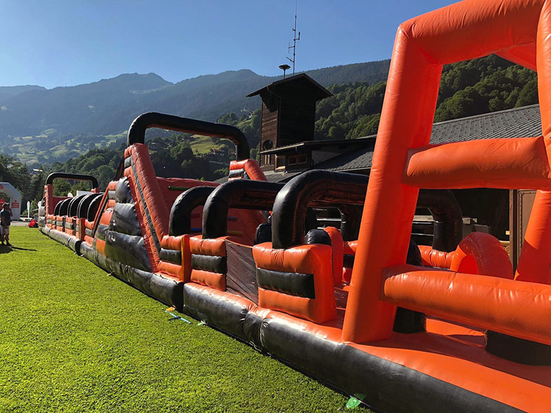 Ninja-Warrior-Parcours Hüpfburg Ninja-Warrior-Parcours