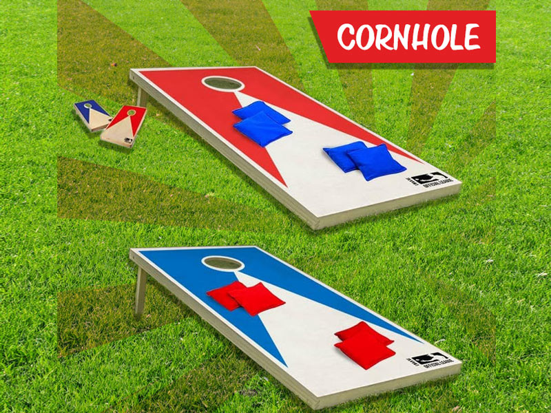 Cornhole-Spiel